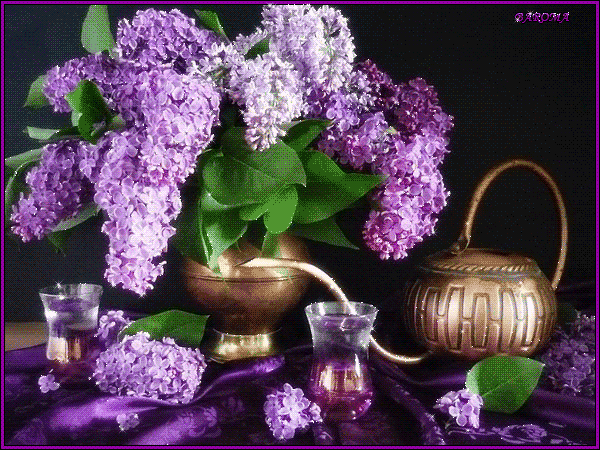 СИРЕНЬ~Цветы анимация