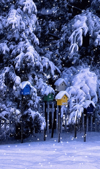 Падает снег Картинки зима