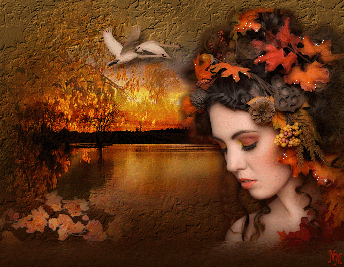 ведьмочка с котом. осенняя женщина хрупко-прекрасна. добрый осенний вечер с животными. осенние коллажи с анимацией. царица осень анимация.