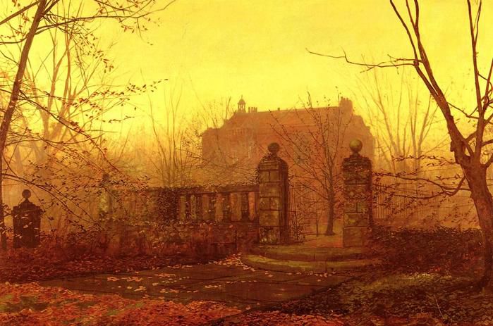 Артхив / Художники / Джон Аткинсон Гримшоу / Живопись / Autumn Morning